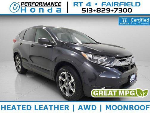Modern Steel Metallic 2017 Honda CR-V EX-L