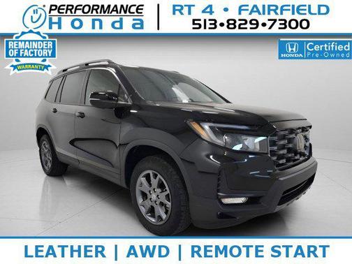 Crystal Black Pearl 2024 Honda Passport AWD TrailSport