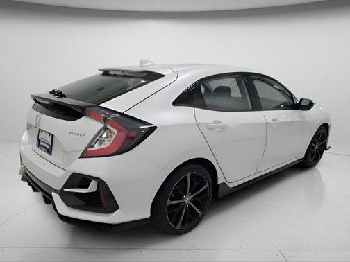 Platinum White Pearl 2021 Honda Civic Sport