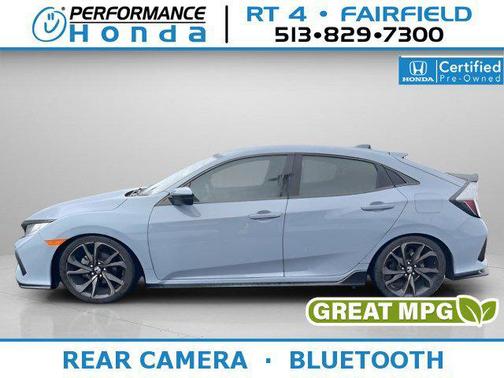 Sonic Gray Pearl 2017 Honda Civic Sport