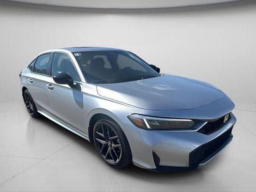 Solar Silver Metallic 2026 Honda Civic Hybrid Sport