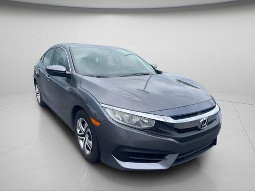 Polished Metal Metallic 2017 Honda Civic LX