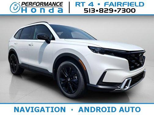 Platinum White Pearl 2026 Honda CR-V Hybrid Sport Touring AWD