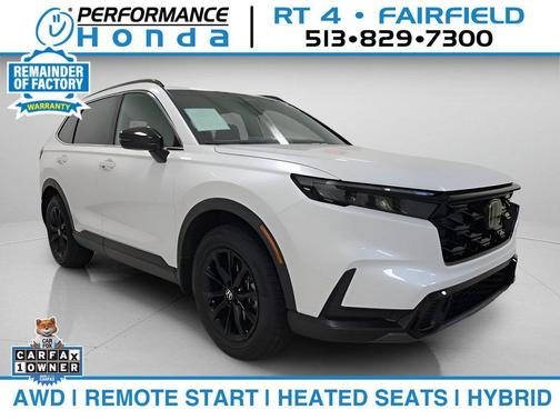 Platinum White Pearl 2024 Honda CR-V Hybrid Sport AWD