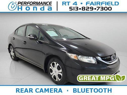 Crystal Black Pearl 2013 Honda Civic Hybrid Base