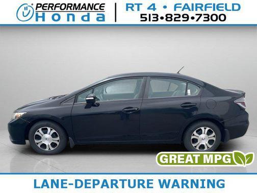 Crystal Black Pearl 2013 Honda Civic Hybrid Base