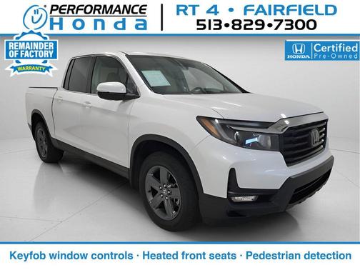 Platinum White Pearl 2023 Honda Ridgeline RTL