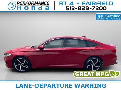 Radiant Red Metallic 2019 Honda Accord Sport 2.0T
