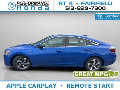 Aegean Blue Metallic 2019 Honda Insight EX