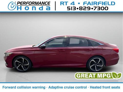 Radiant Red Metallic 2021 Honda Accord Sport SE 1.5T