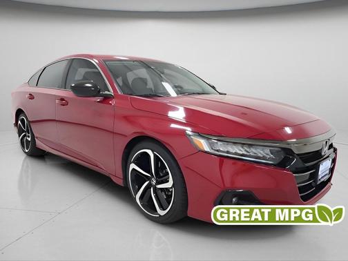 Radiant Red Metallic 2021 Honda Accord Sport SE 1.5T