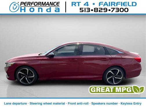 Radiant Red Metallic 2021 Honda Accord Sport SE 1.5T