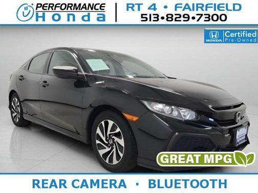 Crystal Black Pearl 2019 Honda Civic LX