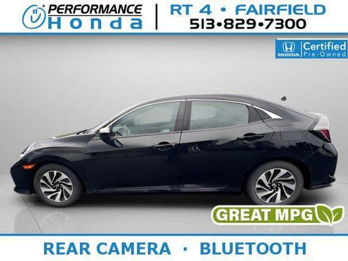 Crystal Black Pearl 2019 Honda Civic LX