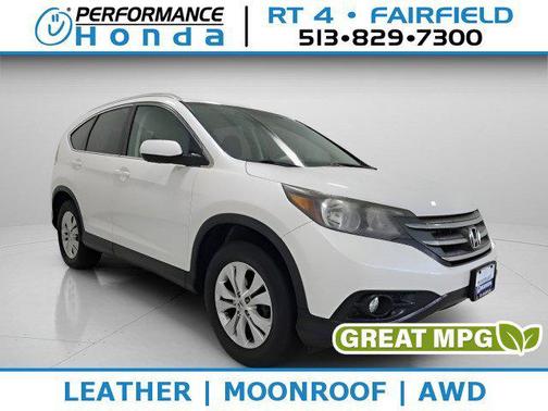 White Diamond Pearl 2013 Honda CR-V EX-L