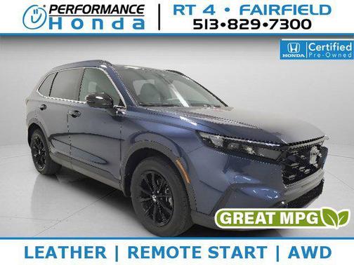 Canyon River Blue Metallic 2024 Honda CR-V Hybrid Sport AWD