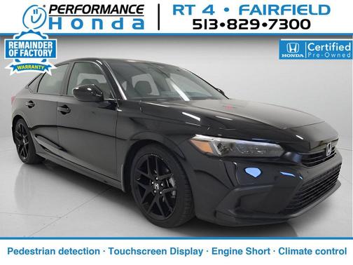 Crystal Black Pearl 2024 Honda Civic Sport