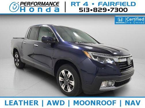 Obsidian Blue Pearl 2019 Honda Ridgeline RTL-E Truck