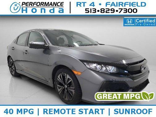 Modern Steel Metallic 2018 Honda Civic EX