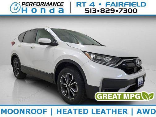 Platinum White Pearl 2021 Honda CR-V AWD EX-L