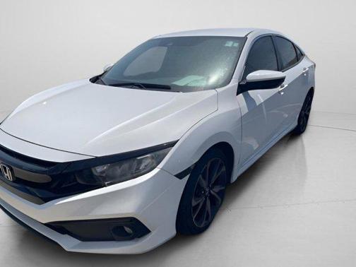 Platinum White Pearl 2021 Honda Civic Sport