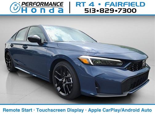 Blue Lagoon Pearl 2026 Honda Civic Hybrid Sport