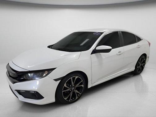 Platinum White Pearl 2021 Honda Civic Sport
