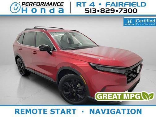 Radiant Red Metallic 2023 Honda CR-V Hybrid Sport Touring AWD