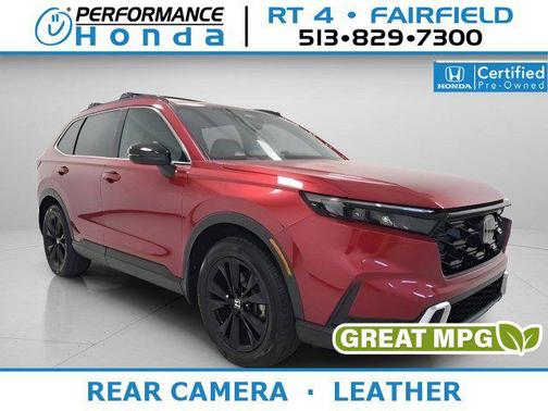Radiant Red Metallic 2023 Honda CR-V Hybrid Sport Touring AWD