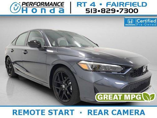 Meteorite Gray Metallic 2026 Honda Civic Hybrid Sport