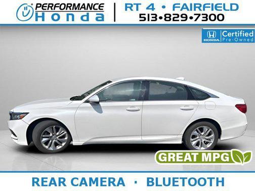 Platinum White Pearl 2019 Honda Accord LX