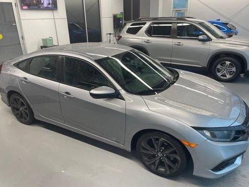 Lunar Silver Metallic 2020 Honda Civic Sport