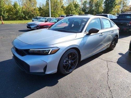 Solar Silver Metallic 2025 Honda Civic Sport