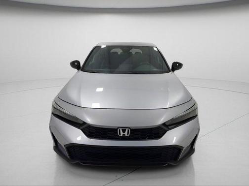Solar Silver Metallic 2025 Honda Civic Sport