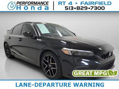 Crystal Black Pearl 2022 Honda Civic Sport Touring
