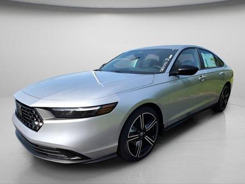 Solar Silver Metallic 2026 Honda Accord Hybrid Sport