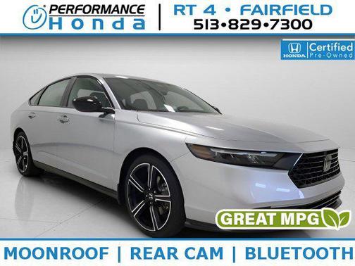 Solar Silver Metallic 2026 Honda Accord Hybrid Sport