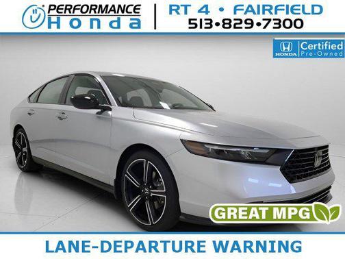 Solar Silver Metallic 2026 Honda Accord Hybrid Sport