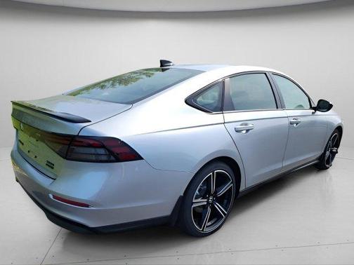 Solar Silver Metallic 2026 Honda Accord Hybrid Sport