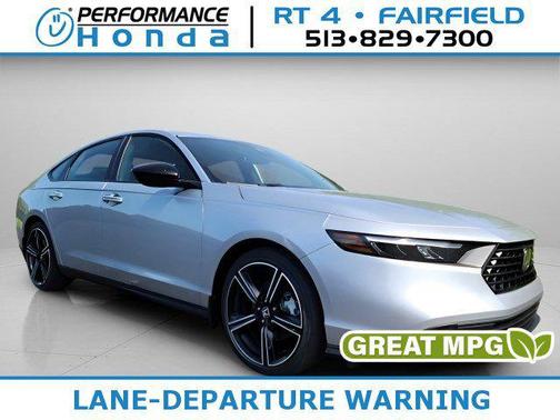 Solar Silver Metallic 2026 Honda Accord Hybrid Sport