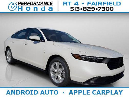Platinum White Pearl 2026 Honda Accord LX 1.5T