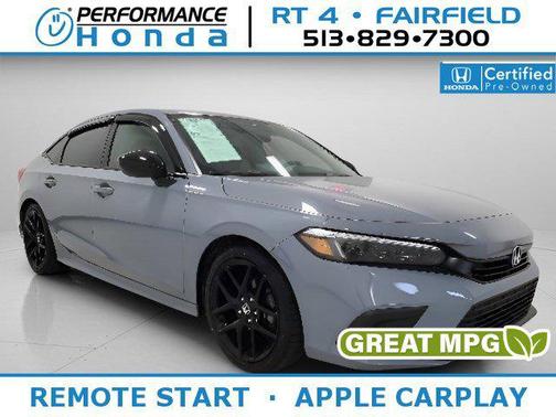 Sonic Gray Pearl 2022 Honda Civic Sport