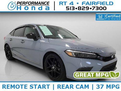 Sonic Gray Pearl 2022 Honda Civic Sport