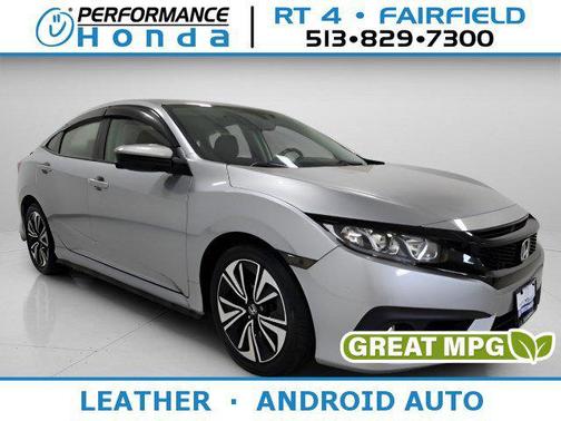 Lunar Silver Metallic 2018 Honda Civic EX-L