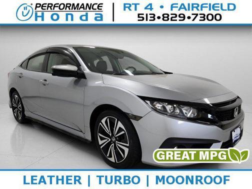 Lunar Silver Metallic 2018 Honda Civic EX-L