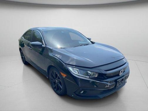 Modern Steel Metallic 2020 Honda Civic Sport
