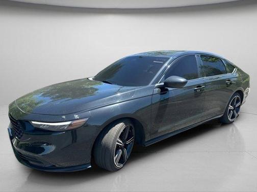 Crystal Black Pearl 2023 Honda Accord Hybrid Sport-L
