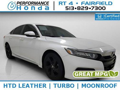 Platinum White Pearl 2020 Honda Accord EX-L 1.5T
