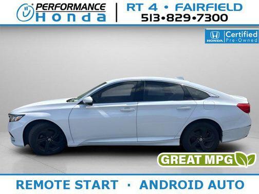 Platinum White Pearl 2020 Honda Accord EX-L 1.5T