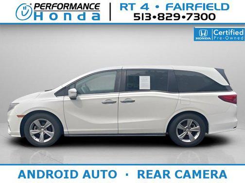 White Diamond Pearl 2018 Honda Odyssey EX-L